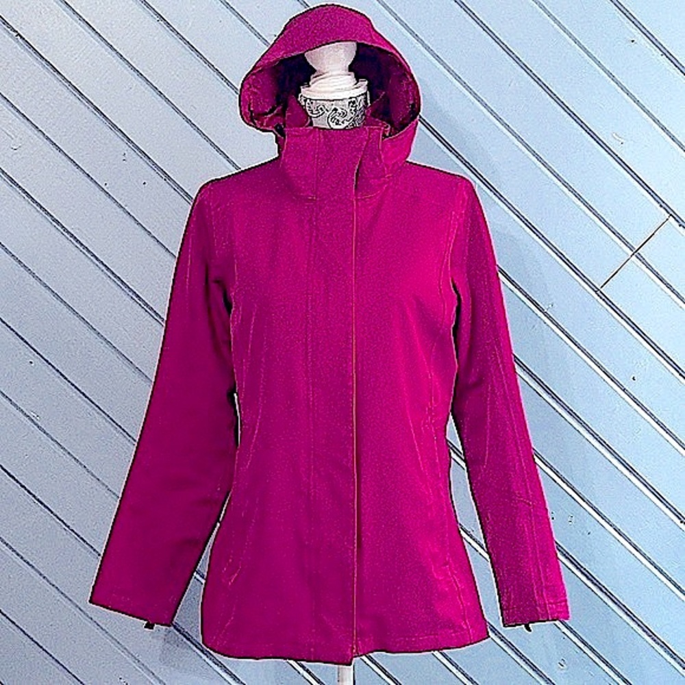 Patagonia H2no Tres 3-in-1 outer shell (only) magenta women’s hooded jacket